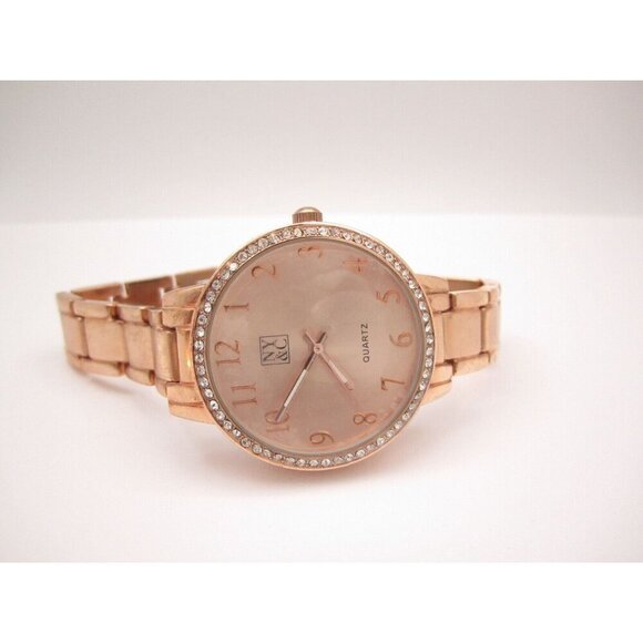 Women NY&C Quartz WR Analog 36mm Round Watch (H354) "New Battery" - Picture 8 of 11